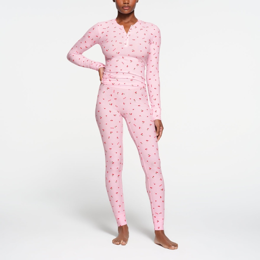 NWOT Skims Soft Lounge Cherry Blossom Set
